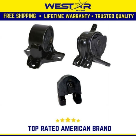 Engine Motor & Trans Mount 3PCS Set Compatible for 2009-2010 Hyundai Sonata 2.4L Auto Trans Replaces 9317 9318 9381