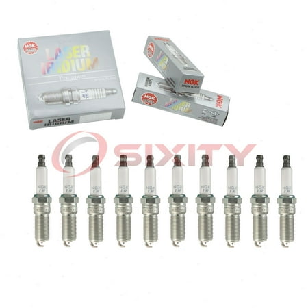 10 Pc NGK 96588 Laser Iridium Spark Plugs for 4719 9756 CB5E 12405 AA CB5E-12405-AA CYFS12Y2 ITV20TT SP537 Ignition Wire Secondary