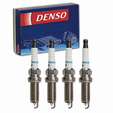 4 Pc DENSO 3439 Spark Plugs for 22401-1HC1B 22401-EW61B 22401-JA01B 22401-JD01B AJ812146 C2P23089 FXE20HR11 Ignition Wire Secondary Fits Select: 2007-