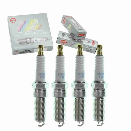 4 Pc NGK 96870 Laser Iridium Spark Plugs for 4719 9A6G 12405 BA 9A6G-12405-BA CYFS12YEC IVT20TT SP490 SP525 Ignition Wire Secondary Fits Select: 2011-