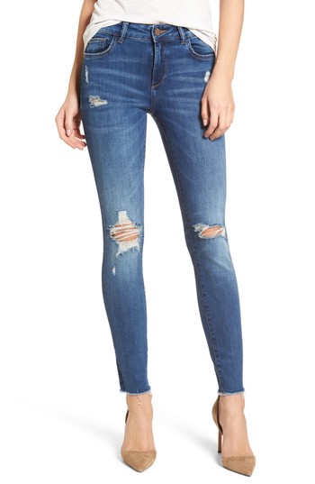 Women's Dl1961 Margaux Instasculpt Ankle Skinny Jeans, Size 23 - Blue