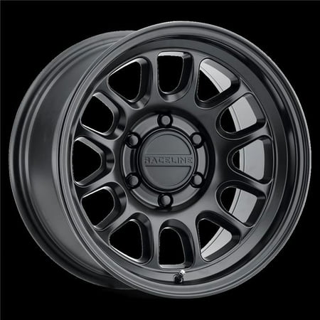 Raceline 58B7906012 17 X 9 in. 6 X 139.7 in. Bolt Pattern -12 Mm Rogue Satin Black Wheel