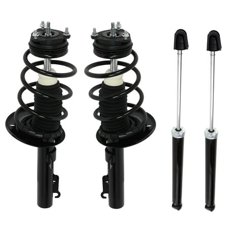 AUTOMUTO Front and Rear Pair Complete Struts Spring Assembly Shock Absorber Compatible with 2008-2011 for Ford Focus Struts 272257 272258 5796