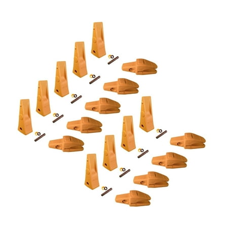 9 CAT Style Excav. Weld-on Shanks  Dirt Teeth & Pins- 119-3253/6Y-3254  1U-3252