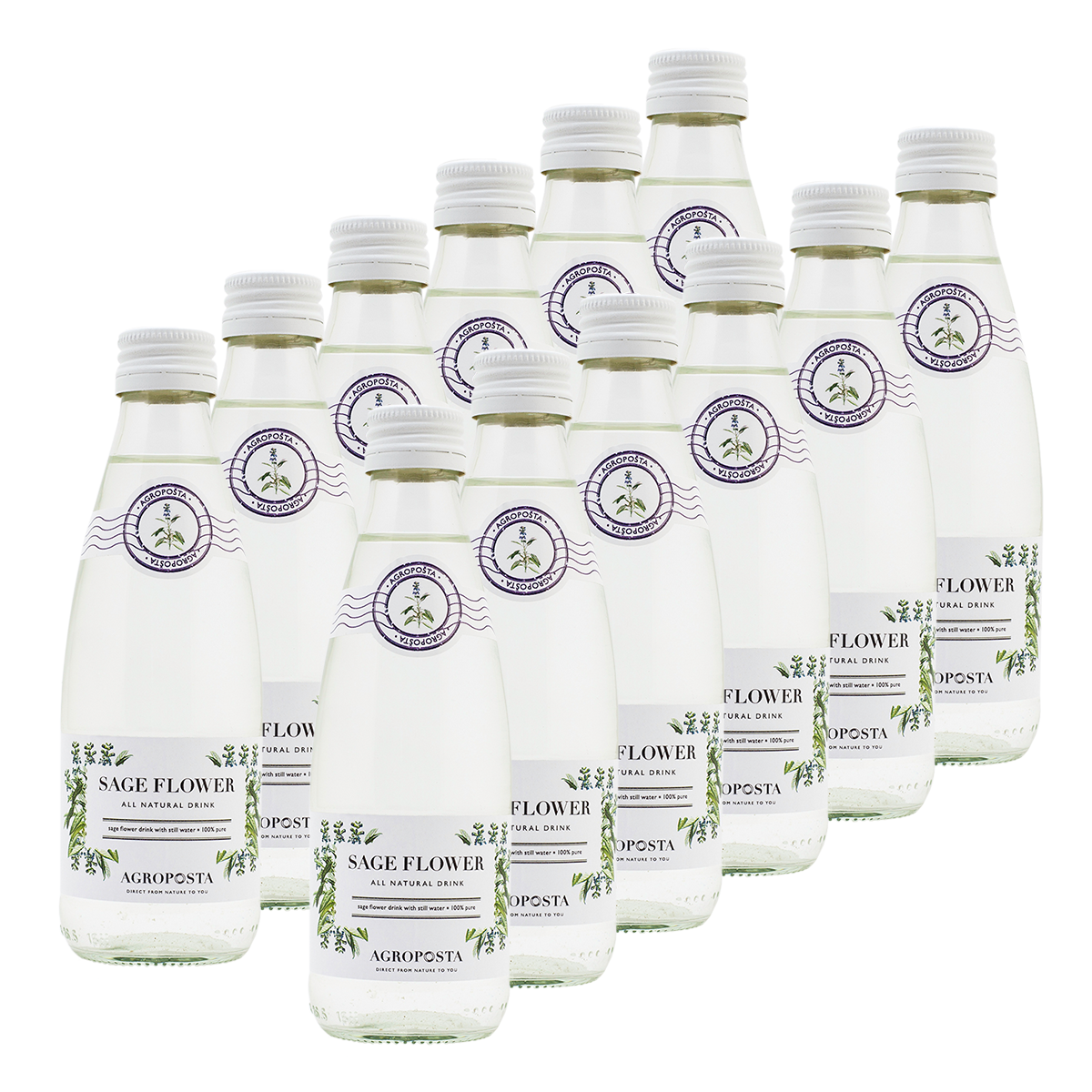 AgropoÅ!ta: 100% Pure, All-Natural, Guilt-Free Drinks, Flavored Water, Sage