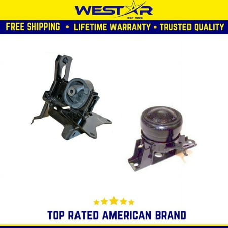 Motor & Trans Mount 2PCS Set Compatible for 06-11 Toyota Yaris/ 15-17 Yaris 1.5L Compatible for Manual Replaces 9734 9279