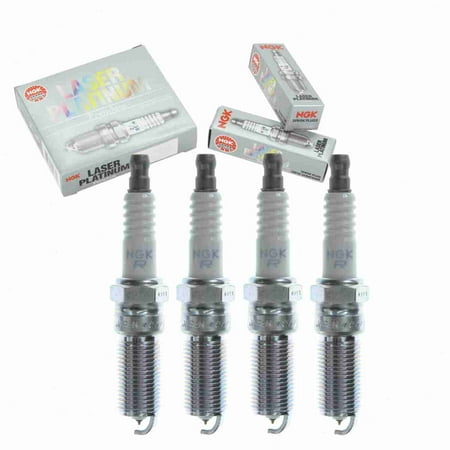 4 Pc NGK 94806 Laser Platinum Spark Plugs for 4719 7032 7032-2 AT4E-12405-AA CYFS12F5 ITV20TT RE10PMPB5 SP520 Ignition Wire Secondary Fits Select: 201