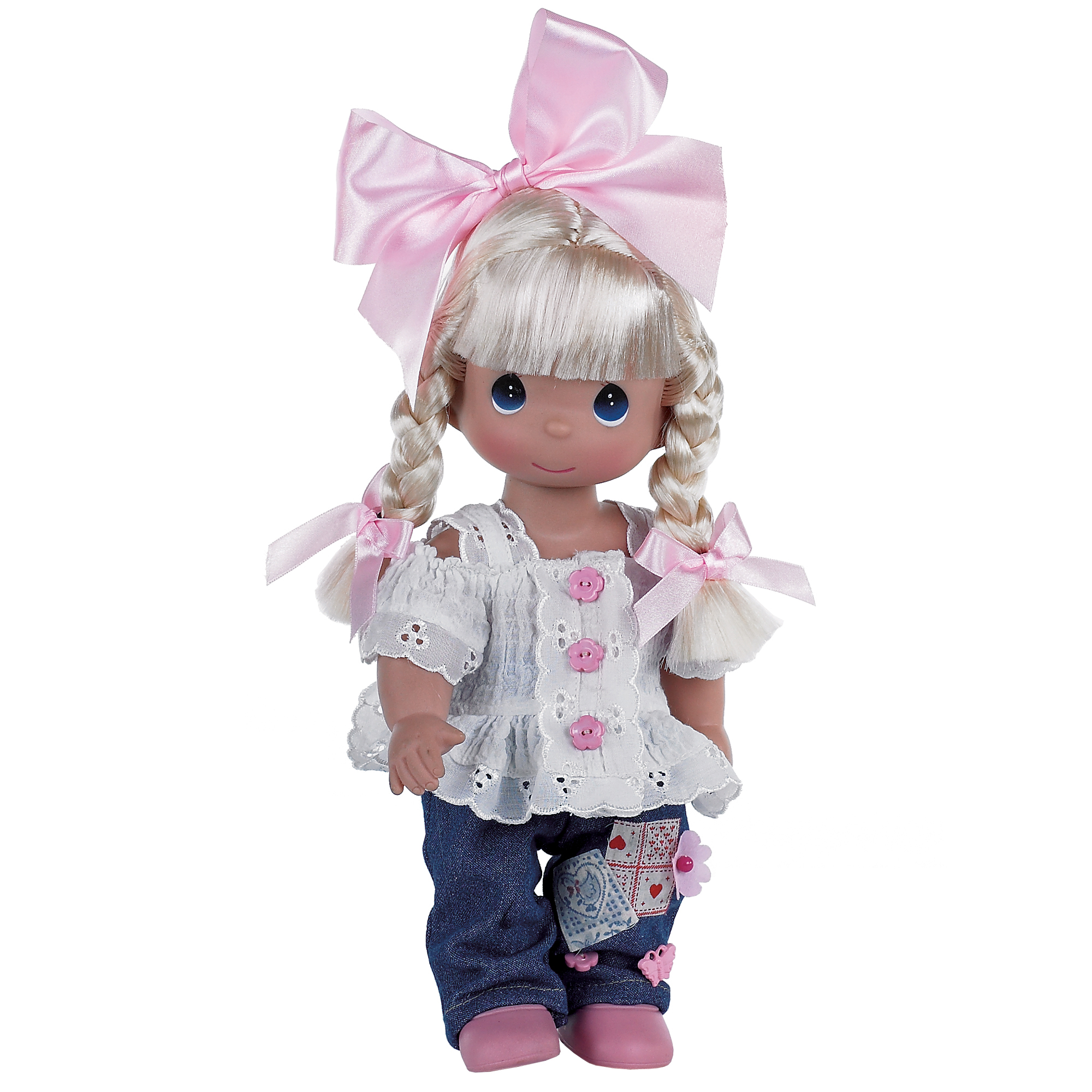 Precious Moments Dolls by the Doll Maker  Linda Rick  Cute as a Button  12 Inch Doll