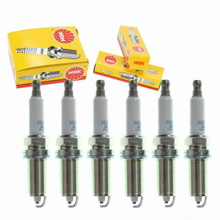 6 Pc NGK 92174 Standard Spark Plugs for 05149177AB 446 446C2 5325 6003 FR8TE2 REC12MCC4 SPLZFR5C11 Ignition Wire Secondary Fits Select: 2013-2017 RAM 
