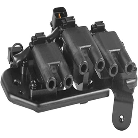 Yoshi Motors Ignition Coil Replacement for Hyundai 2001-2008 2001 2002 2003 2004 2005 2006 2007 2008 01 02 03 04 05 06 07 08 Tiburon Santa Fe 2.7L V6 