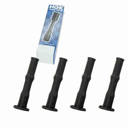 4 Pc NGK 58935 Ignition Coil Boots for 02513 156022 175-1026 2513 35-7035 36-2037 50022 50022-1 671-6249 702436 727436 SPB146 SPP83 SPP83E Direct Spar