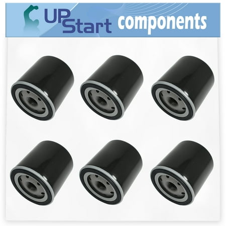 6-Pack 491056 Oil Filter Replacement for Briggs & Stratton 261777-0036-01 Engine - Compatible with 52 050 02-S AM101207 Oil Filter