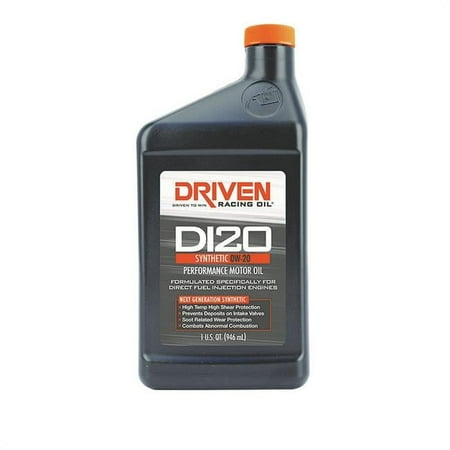 Driven Racing Oil 18206 1 Qt. DI20 0W-20 Synthetic Motor Oil