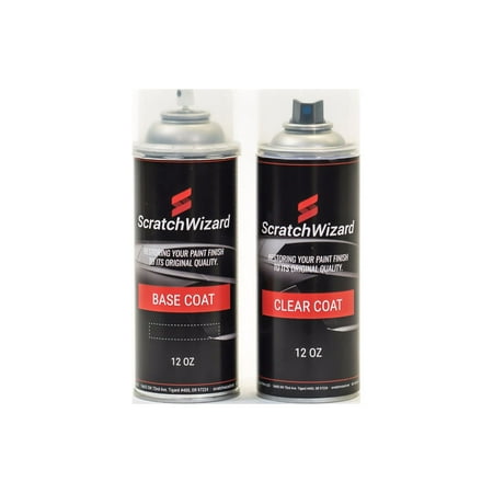 Automotive Spray Paint for 2011 Mercedes-Benz CLS-Class (049/0049) Magno Kaschmirweiss Metallic Matte by ScratchWizard(Spray Paint + Clear Coat)