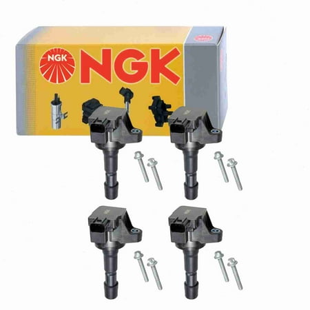 4 Pc NGK 48938 Ignition Coils for 1415184H 178-8367 30520-RB0-003 30520-RB0-013 30520-RB0-S01 673-2312 921-2160 E1126 GN10547 IC729 IGC0073 UF-626 UF6