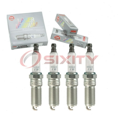 4 Pc NGK 91725 Laser Iridium Spark Plugs for 0000-18-L3Y1 4719 B2401-HA00A B2401-HA00D BB3E 12405 AA BB3E-12405-AA CYFS 12Y PC5 IVT20TT L3G2-18-110 L3