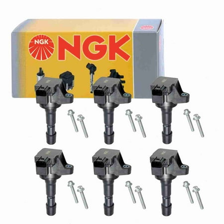 6 Pc NGK 48938 Ignition Coils for 1415184H 178-8367 30520-RB0-003 30520-RB0-013 30520-RB0-S01 673-2312 921-2160 E1126 GN10547 IC729 IGC0073 UF-626 UF6