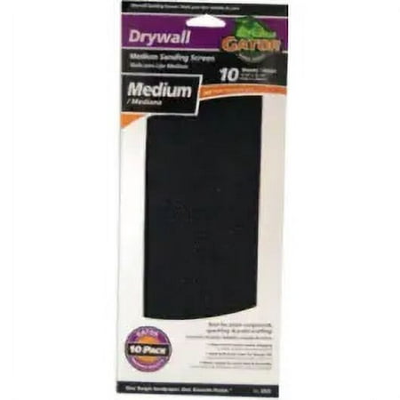 1PC Ali 3323 Gator 4-1/4 by 11 1/4 Inch Drywall Sanding Screen 120 Grit Medium Fine Silicon Carbide 10 Sheets (Case of 5)