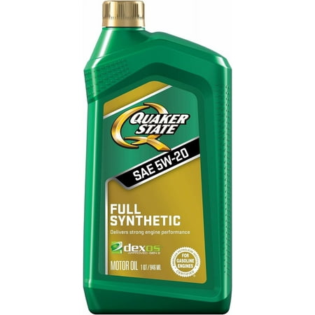 Quaker State Full Synthetic 5W-20 Motor Oil (1-Quart  Case of 6)
