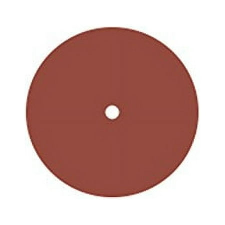 0134 Rubberized Abrasive Wheel  Silicon Carbide  Fine  3  X 1/8  X 1/4   Red