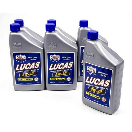 Lucas Oil 10474 SAE 5W-30 Motor Oil - 1 Qt. - Case of 6