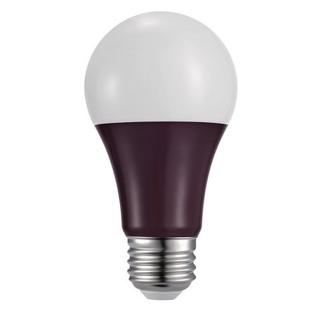 Globe Electric 3W Black Light Ultraviolet LED Light Bulb, E26 Base Black 2.5