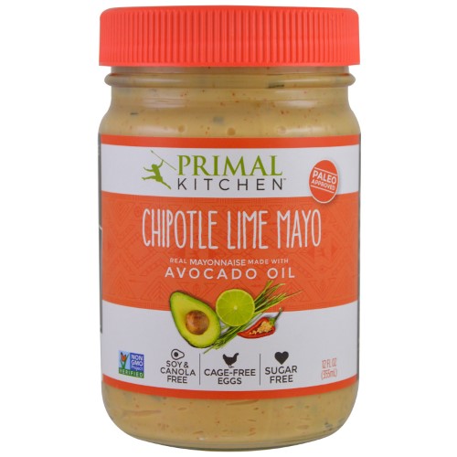 Primal Kitchen, Mayonnaise with Avocado Oil, Chipotle Lime, 12 Fl Oz (pack of 6)