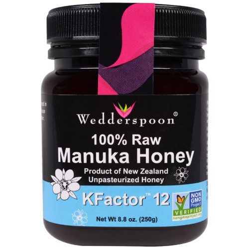 Wedderspoon, 100% Raw Manuka Honey, KFactor 12, 8.8 Oz (pack of 2)