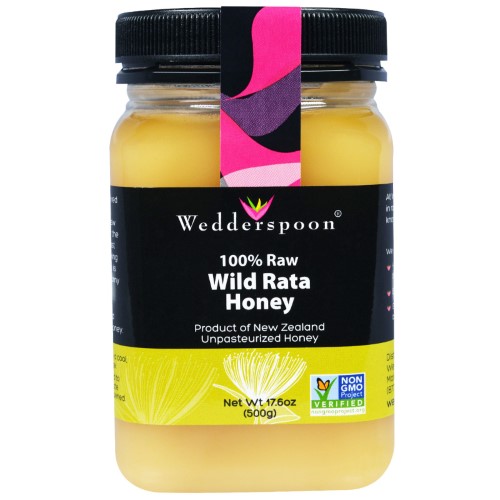 Wedderspoon, 100% Raw, Wild Rata Honey, 17.6 Oz (pack of 2)