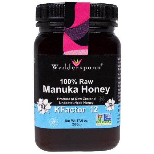 Wedderspoon, 100% Raw Manuka Honey, KFactor 12, 17.6 Oz