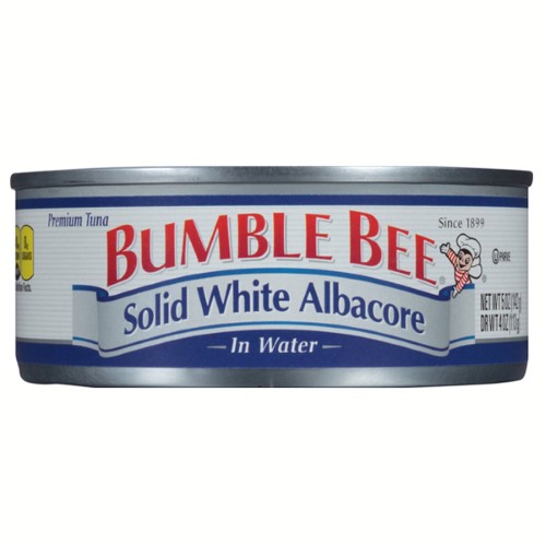 Bumble Bee Solid White Albacore Premium Tuna in Water 5 Oz Cans (Pack of 24)