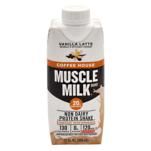 Muscle Milk Coffee House Protein Shake, Vanilla Latte, 11 Oz Bottles, 12 Count