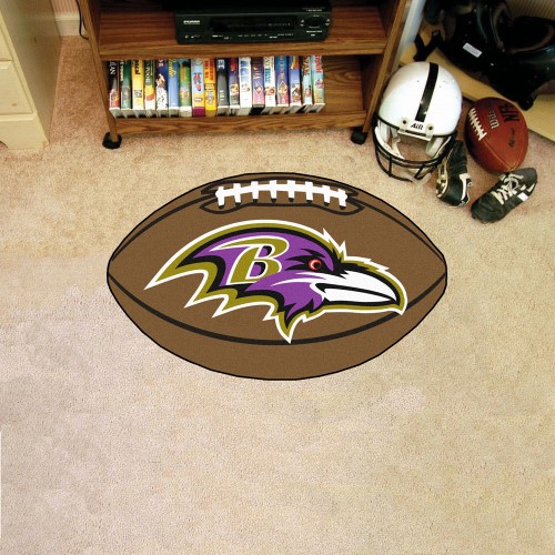 Baltimore Ravens Football Rug