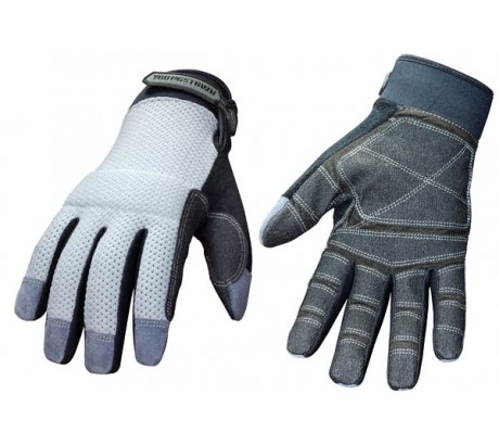 Youngstown 04-3070-70-L Mesh Utility Reinforced Palm Glove, Large