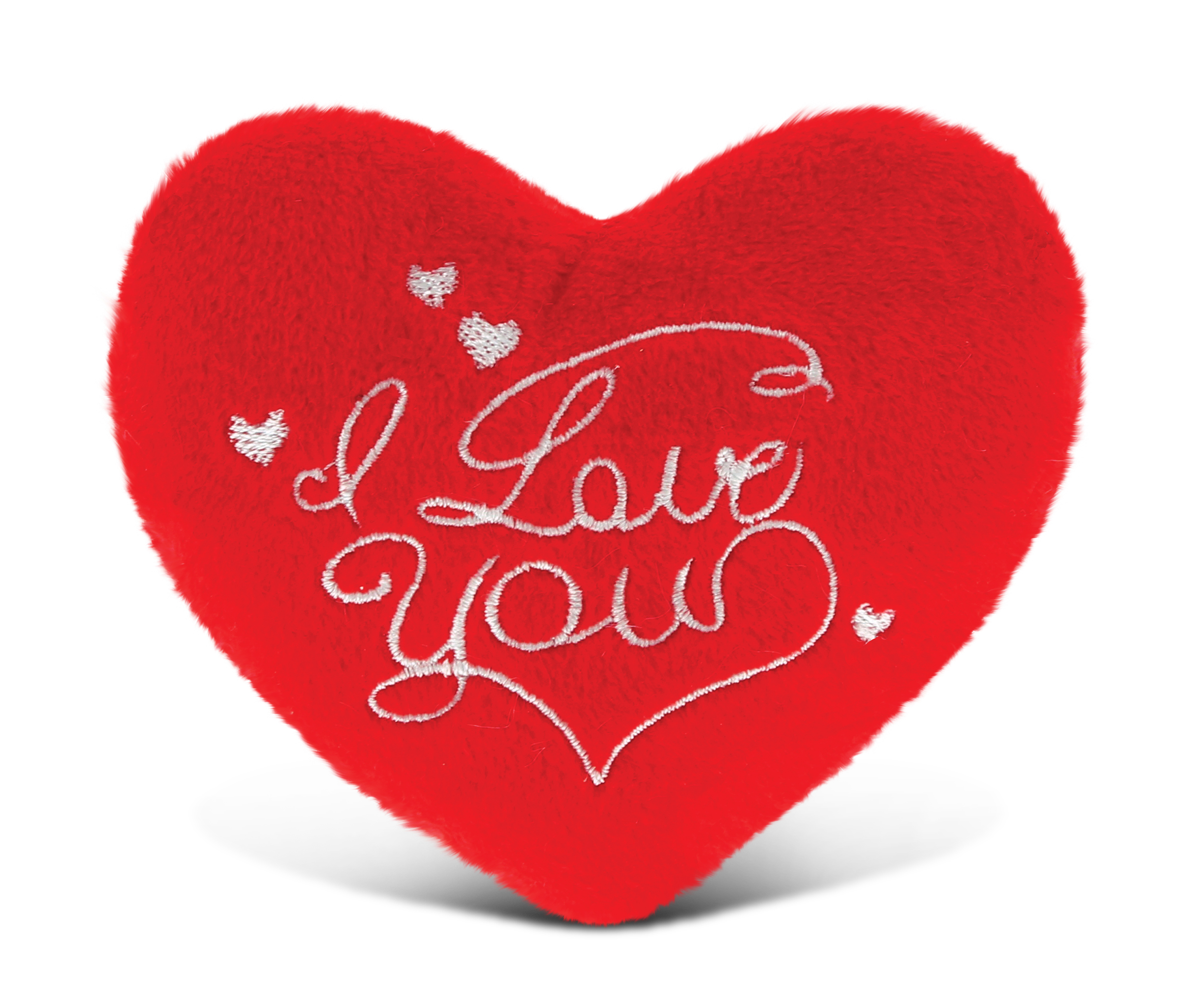 DolliBu I Love You Red Heart Plush - Mini Stuffed Heart Plush Toy  Special Anniversary Valentines Day Heart Plush Accent  Cute Small Heart Shaped Plus