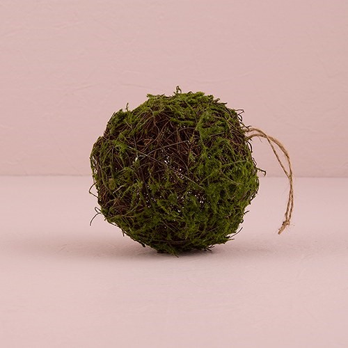 Weddingstar 9797 Faux Moss & Wicker Pomander - Small