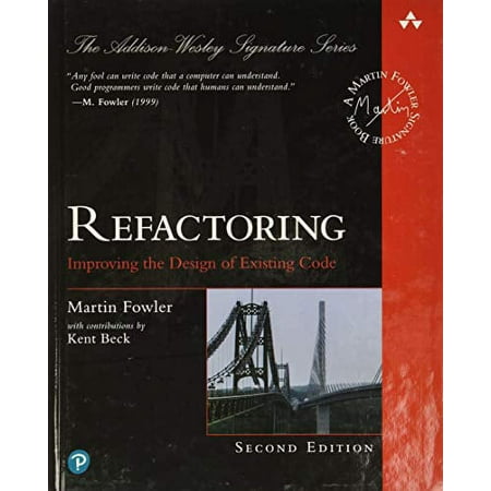 Pre-Owned: Refactoring: Improving the Design of Existing Code (2nd Edition) (Addison-Wesley Signature Series (Fowler)) (Hardcover  9780134757599  0134