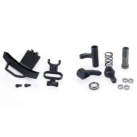 1 Set 8028 Steering Clutch Componen & 1 Set 8481 Front Bumper Set for 1/8 Zd 9116 08427 9021-V3 Rc Car Parts