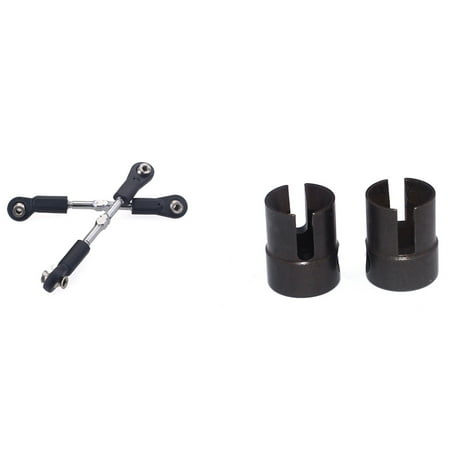 1set 8228 Steel Driving Gear Connecting Cup for 1/8 Zd Racing 9116 9020 9021 & 2Pcs 8124 Metal 75-85mm Steering Rod