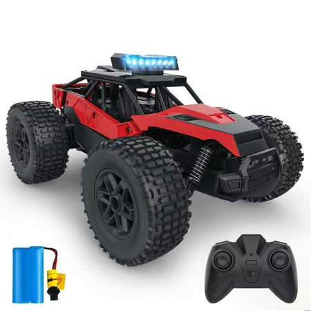 Wupuaait 1:20 Scale Remote Control Toy Car 2WD High Speed 30 Km/h All Terrains Electric Toy Off Road RC Car Truck for Adults and 5-12 Years Old Kids  