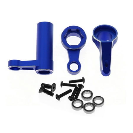 Aluminum Steering Components Servo Saver with 9545 for 1/8 Sledge RC Car Upgrades Parts Blue