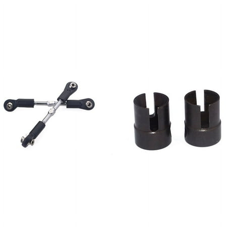 1set 8228 Steel Driving Gear Connecting Cup for 1/8 Zd 9116 9020 9021 & 2Pcs 8124 Metal 75-85mm Steering Rod