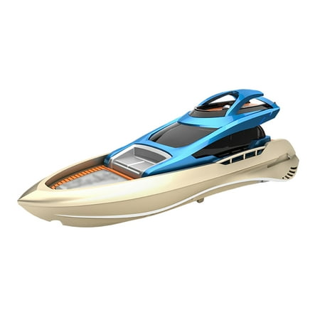 KYAIGUO Baby Boat Toys Toddler Remote Control Boat Toys 2.4G Remote Control Boat Battery Co-Electricity Toys 3+ Years Old Kids Educational Gift for La
