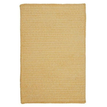 Colonial Mills Rug Simple Chenille Braided Rug - Dandelion - 6 Ft.