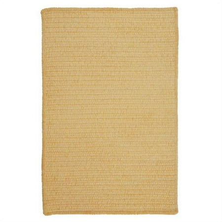 Colonial Mills Rug Simple Chenille Braided Rug - Dandelion - 10 Ft. X13 Ft.