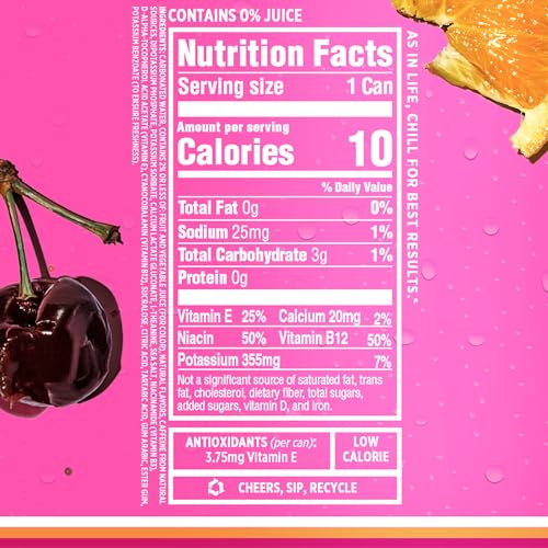 Sparkling Ice +ENERGY Power Punch Sparkling Water. Energy Drinks with Vitamins & Electrolytes, Zero Sugar, 12 Fl Oz Cans (Pack of 12) thumbnail