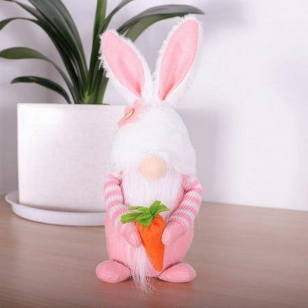 Spring Gnomes Easter Decoration Family Dwarf Decoration Easter Gift Easter Elements Easter Bunny No Face Action Figure