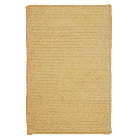 Colonial Mills Rug Simple Chenille Braided Rug - Dandelion - 10 Ft. Square