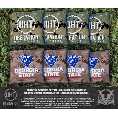 Georgia State Panthers Operation Hat Trick Cornhole Bag Set