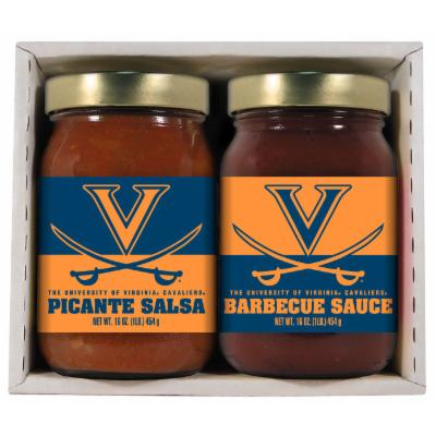 Hot Sauce Harry's Virginia Cavaliers BBQ/Salsa Set